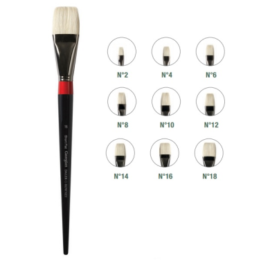 Pincel Natural Chato Georgian G36 Nº2 Daler Rowney